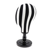 Mannequin Head Stand - Black White Manikin Head - Wig Head Stand - Mannequin Head for Wigs - Wig Mannequin Hat Display with Wooden Stand Unisex Adult