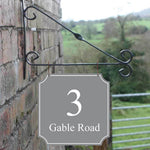 Hanging House Number Sign | Custom Personalized House Number Plaques | Address Plaque | Address number | Modern House | Outdoor Housewarming