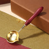 Wax Melting Spoon | Small spoon for melting wax | Wax Seal Supplies | Sealing Wax | Wax Stamps | Wooden Handle | Wax Melter | Heating Spoon