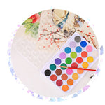 ชุดสีน้ำพร้อมพู่กัน - อุปกรณ์วาดภาพ - พาเลตต์สีน้ำแบบพกพา - อุปกรณ์งานฝีมือ - ของขวัญสำหรับจิตรกร - สำหรับเด็กและผู้เริ่มต้น