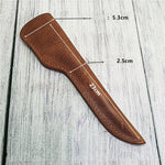 Leather Knife Sheath - Vertical Knife Sheath With Snap Buckle - 13 cm 19 cm 23 cm