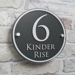 Custom Address Plaque - Modern House Number Sign - Personalized House Number Plaque - Housewarming Gift - Outdoor Street Address Porch Sign