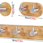 Wood Hook Rack with Shelf, Farmhouse Hook Rack, Wall Mounted Rack, Backpack Hook Rack, Entryway Hooks, Bathroom Towel Hanger, Towel Hooks