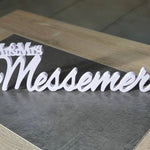 Custom Wedding Name Sign - Personalized Wedding Sign - Mr and Mrs Sign - Freestanding Table Décor Centerpiece - Surname Sign - Wedding Table