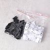 100 White Black Clothing Size Labels - Woven Size Tag - T-Shirt Size Tabs - Folded Labels - F XS S M L XL XXL 3XL 4XL 5XL 6XL 7XL