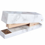 เครื่องเย็บกระดาษลายหินอ่อน - เครื่องเขียนลายหินอ่อน - เครื่องเย็บกระดาษสีทองกุหลาบทองน่ารัก - อุปกรณ์สำนักงานชิค - อุปกรณ์ตกแต่งโต๊ะทำงานสำหรับผู้หญิง -