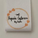 Custom Clothing Labels - Personalized Cloth Tags for Clothes - Fabric Sew in Labels - Sew on Labels - Fold Over Cloth Labels for Handmade