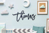 Custom Nursery Name Sign - Personalized Name Plaque for Kids Room - Boys Girls - Last Name Monogram Sign - Home Decor - Wedding Sign