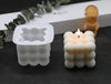 Bubble Candle Mold - Cube Candle Mold Form - Silicon Silicone Bubble Mould - Kerzenform Silikon Kerze - Candle Making Kit Beewax