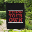 Banderas de jardín personalizadas - Pancarta publicitaria para eventos - Imprimir foto, imagen, logo, texto - Bandera conmemorativa para cementerio y funeral - Estilo rústico