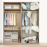 Stackable Storage Box - Bedroom Organizer - Clothes Storage - Drawer Chest - Bedroom Table Stand Cabinet - Closet Organization - Laundry