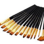 Paint Brush Set - Paint Brush Holder - Gift for Artists - Gift for Painters - Paintbrush Bag Case Organizer - Painters Kit