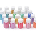 ผงไมก้า 15 ชิ้น - ผงสี - สีเรซิน - สีเรซินอีพ็อกซี่ - สีไมก้าสำหรับสีสไลม์และสบู่ - สีผสมระเบิดอาบน้ำ