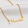 Personalized Name Necklace, Name Necklace Gold Silver, Signature Custom Necklace, Birthday Present, Christmas Anniversary Wedding Gifts