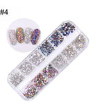 Nail Gems Set - Nail Rhinestones - Nail Diamonds - Nail Bling Stones - Nail Decor - Nail Art Crystals Decal Decoration 3D Glitter