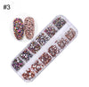 Nail Gems Set - Nail Rhinestones - Nail Diamonds - Nail Bling Stones - Nail Decor - Nail Art Crystals Decal Decoration 3D Glitter