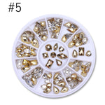 Nail Gems Set - Nail Rhinestones - Nail Diamonds - Nail Bling Stones - Nail Decor - Nail Art Crystals Decal Decoration 3D Glitter