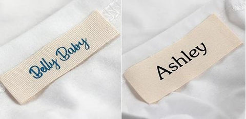 500 Pcs Custom Cotton Clothing Labels - Personalized Tags - Engraving Engraved Labels For Products Sewing Branding Knitting Handmade Supply