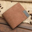 Cartera personalizada para hombres - Cartera personalizada con foto para hombres - Cartera vegana de cuero grabada con foto - Regalo para él, papá, esposo, novio