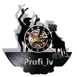 Custom Vinyl Clock - Personalized Vinyl Clock - Wanduhr Selbst Gestalten - DIY Wall Clock - Photo Clocks - Design Your Own - House Warming