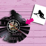 Custom Vinyl Clock - Personalized Vinyl Clock - Wanduhr Selbst Gestalten - DIY Wall Clock - Photo Clocks - Design Your Own - House Warming