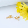 Custom Name Earring - Personalized Stud Earrings - Dainty Minimalist - Gift for Her Wife Girlfriend Bridesmaid - Birthday Anniversary
