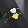 Custom Photo Bracelet - Personalized Photo Engraved Bracelet for Women - Heart Charm - Gift for Her Wife Girlfriend - Birthday Anniversary