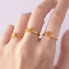 Custom Ring - Personalized Ring - Customized Name Ring for Women - Gift for Her Girlfriend Wife Mom - Birthday Anniversary Present Stackable