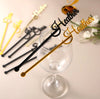 Personalized Drink Stirrer - Custom Name Stir Sticks - Swizzle Sticks - Cocktail Bar Accessories - Bachelorette Cocktail Picks - Party