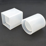 Epoxy Mold - Resin Mold - Square Candle Mold - Silicone Round Cylinder Mold - Cube Hollow Soap Mold Mould - DIY Craft Supplies