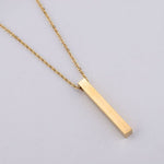 Custom Necklace - Personalized Bar Name Necklace for Women - Gift for Her - Birthday Gift - Anniversary Gift - Christmas Gift