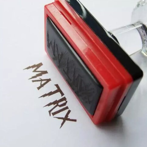 Custom Stamp - Personalized Logo Stamper - Name Stamper - Branding Ink Stamp - Create Your Own Stamp - Customizable Teacher Stamp - Business