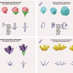 Piping Practice Sheet - Cake Decorating Practice Sheets - Icing Practice - Piping Template - Fondant Baking Supplies Paper Frosting Beginner
