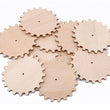 Wood Gear - Wooden Gears - Engrenage Bois - Unfinished Wood Pieces - Wooden Wheel - Holzzahnrad - Zahnräder Holz - Wood Cutout For Crafts