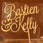 Custom Cake Toppers for Wedding - Personalized Wedding Cake Topper with Glitter - Mr and Mrs Cake Decoration