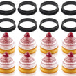 8 Tart Ring  - Perforated Tart Ring - Tart Mold Mould - Baking Mold - Molde Perforado Para Tartas