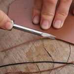4 Pcs Leather Edge Beveler Set - Edge Beveler - Leather Working Tools - Leather Edger - Leder Rand Kegel - Edge Skive Skiving Tool