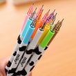 12 Pcs Coloured Pen Set - Milky Cow Pastel Ink Design - Art Craft Drawing Pens - Lettering Pen Calligraphy Multicolor Pens, School Supplies