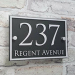 Custom Address Plaque - Modern House Number Sign - Personalized House Number Plaque - Housewarming Gift - Outdoor Street Address Porch Sign