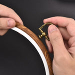 Round Embroidery Frame - Embroidery Ring - Decorative Embroidery Hoop - Bamboo Wooden Embroidery Hoop - Sewing Ring - Stitching Hoop