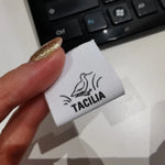 Custom Clothing Labels - Personalized Cloth Tags for Clothes - Fabric Sew in Labels - Sew on Labels - Fold Over Cloth Labels for Handmade