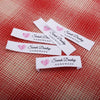 Custom Clothing Labels -  Fabric Sew in Labels - Sew on Labels - Personalized Cloth Tags for Clothes - Fold Over Cloth Labels for Handmade