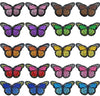 20 Pcs Butterfly Applique Iron on Patches - Embroidered Butterfly Patch - Dainty Girly Patches - For Clothing Jackets Hats Bags Scrapbook