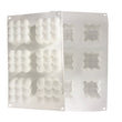 6 Cavity Ball Cube Bubble Cube Aromatherapy Candle Mould, Handmade Candles Wax Soap, Cube Candle Mold 3D Candle Silicone Mold