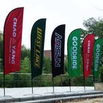 Custom Feather Flag - Personalized Business Flag - Boutique Flag with Logo - Standing Flag - Store Flag - Design Your Own - Display