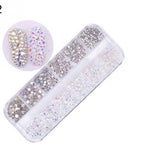Nail Gems Set - Nail Rhinestones - Nail Diamonds - Nail Bling Stones - Nail Decor - Nail Art Crystals Decal Decoration 3D Glitter
