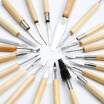 51 Pcs Pottery Tool Set - Clay Sculpting Tools - Pottery Supplies Kit - Outils Poterie - Carving Tools - Modeling Tools - Ceramic Art Tools