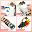 Watercolor Kit - Water Color Paint Set - Travel Painting Supplies - Water Colour Pallete - Painter Gifts Supplies - Kit Aquarelle Art