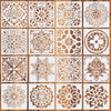 16 Stencil for Painting - Mandala Stencil - Wall Stencils - Pochoir Mandala Schablone - Tile Stencil - Dotting Dot Decorative Floor Stencil