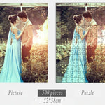จิ๊กซอว์ภาพถ่ายสั่งทำ - สร้างจิ๊กซอว์ของคุณเอง - จิ๊กซอว์ส่วนตัว - จิ๊กซอว์จากภาพถ่าย - 35 500 1000 ชิ้น - ของขวัญวันเกิดแม่